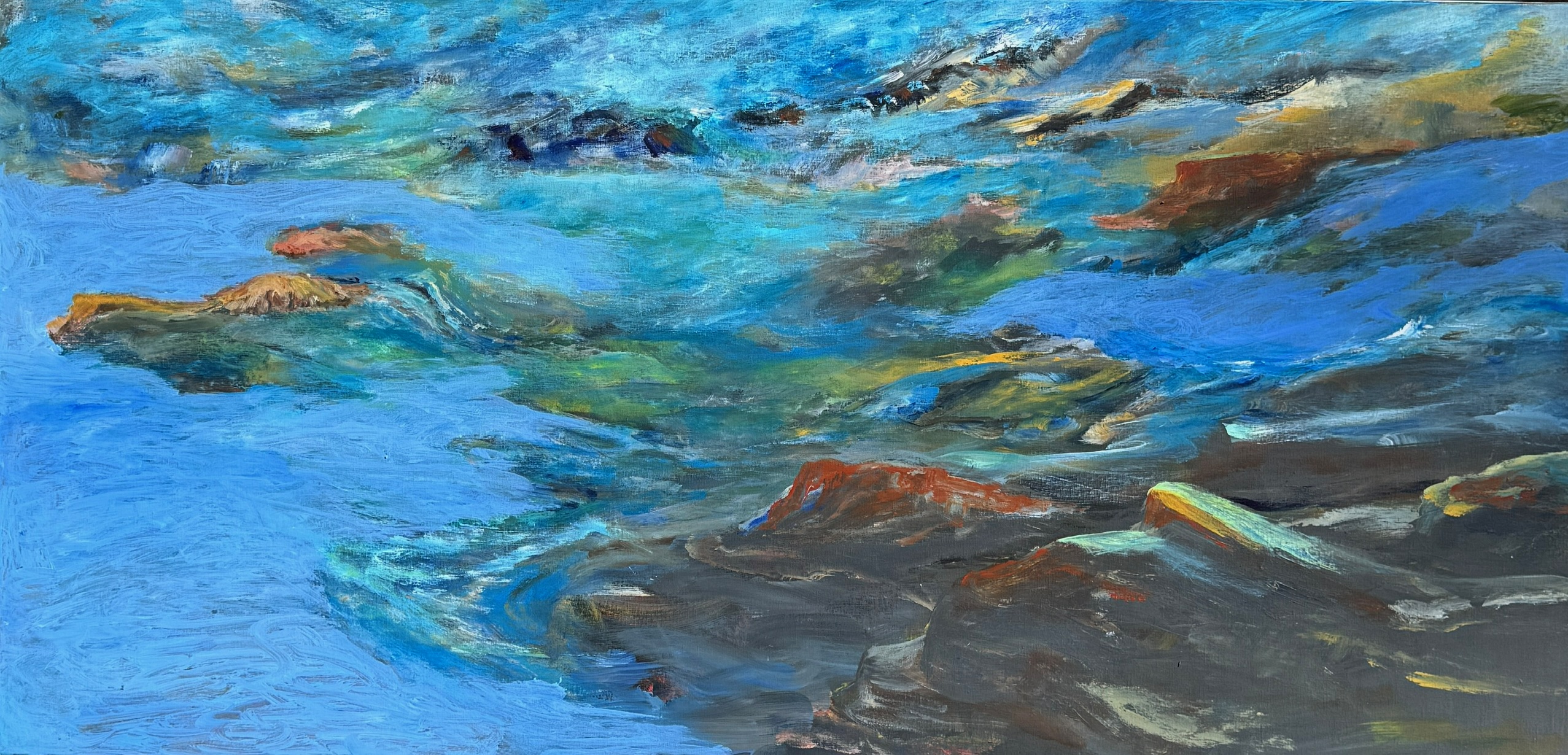 acrylic painting on canvas